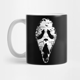 Scary Jeepers creepers face - Halloween style Mug